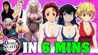 Demon Slayer Entertainment District Arc IN 6 MINUTES