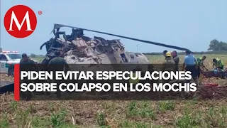 FGR investiga caída de helicóptero de Marina en Los Mochis, tras captura de Caro Quintero