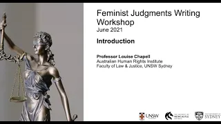 Feminist Judgments Writing Workshop (Introduction)