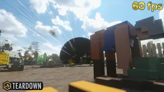 Black hole eats a small town! Teardown gameplay