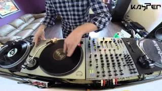 KASPER / WEEKENDERS on 3 Decks Vinyl Drum And Bass Mix 3/2014 Lodz Poland