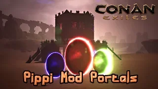 How To Set Up Warpers (Fast Travel Portals) With Pippi Mod | CONAN EXILES