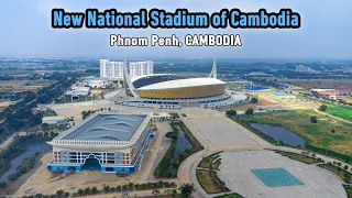 New National Stadium of Cambodia - Phnom Penh, Cambodia | Drone Footage