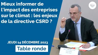 Mieux informer de l'impact des entreprises sur le climat : les enjeux de la directive CSRD