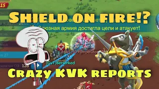 Lords Mobile - Crazy reports from KVK in GvT. When carpets are faster than shield