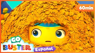 🍂ESCONDITE ENTRE LAS HOJAS🍂 | 1 HORA de Go Buster en Español | Dibujos animados para niños