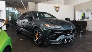 CHECK OUT This 2022 Lamborghini Urus In Verde Lares!