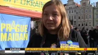 В Праге и Лондоне прошли акции «Stop Putin. Stop War »