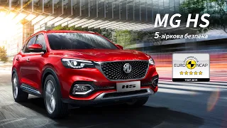 MG HS 5 зірок EuroNCAP