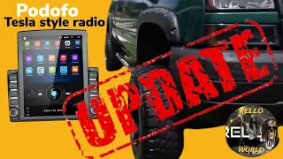 Tesla style android tablet car stereo radio 11 month review how it’s holding up