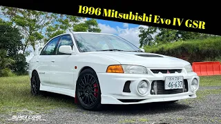 1996 Mitsubishi Evolution IV GSR - TEST DRIVE - Review en Español