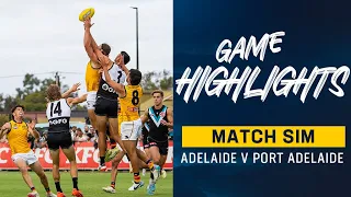Match Sim Highlights: Adelaide v Port Adelaide