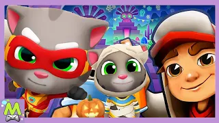 Том Погоня Героев vs Том Мумия за Золотом vs Subway Surf.Лучшие Обновления Игр на Хэллоуин