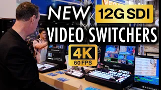 New 4K 12G-SDI and HDMI 2.0 Video Switchers! #NABShow 2023