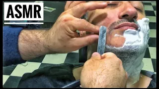 ASMR Beard Cut And Real Barber Massage(Head,shoulder,arm,hand,ear,biting,hair,face)