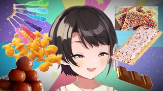 Subaru eats sweets but she only speaks English