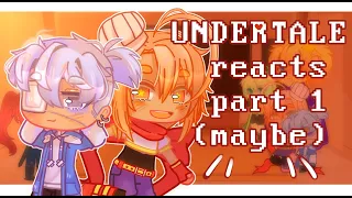 Undertale reacts || ENG|RUS || credit is the description || my au !!