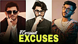 EXCUSES Ft. Carryminati edit || Carryminati Mix status || stars shorts