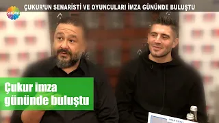 Çukur'un senaristi ve oyuncuları imza gününde buluştu