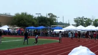 Houston Sonics Youth Girls 4x100 relay - 5/19/2012