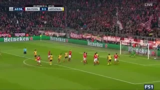 Thiago second Goal 4 1 Bayern Munchen vs Arsenal CL 15 02 2017 HD