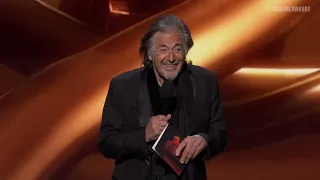 Al Pacino Presents the Award for Best Performance at The Game Awards 2022