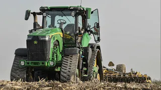 TRZY JELENIE NA JEDNYM POLU!?✔UPRAWA ,,CZOŁGIEM"!(JOHN DEERE 8RX)☆OPOROWY SIEW BURAKÓW 2024 ✔GR RUDY