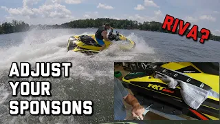 I started installing Riva sponsons on my Sea-Doo RXT X then....?