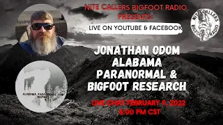 Ep. 324 Jonathan Odom, Alabama Paranormal & Bigfoot Researcher