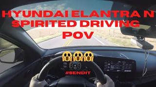 Hyundai Elantra N DCT - POV Spirited Driving + Launch Control