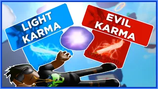 How to GET LIGHT and EVIL Karma in Roblox Ninja Legends!