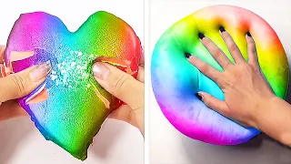 Oddly Satisfying Slime ASMR No Music Videos - Relaxing Slime 2021 - 265