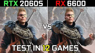 RTX 2060 SUPER vs RX 6600 | Test in 12 New Games | 2022