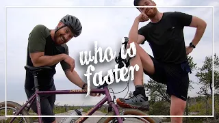 Retro 90's MTB vs Trail Runner |On Singletrack| The result will SHOCK you.