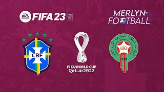 Brasil x Marrocos | FIFA 23 Gameplay | Copa do Mundo Qatar 2022 - Final