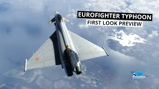 Startup, Avionics & ILS | Eurofighter Typhoon l Full Flight First Look | CJ Simulations (MSFS)