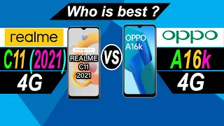 realme c11 2021 vs oppo a16k