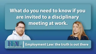 What do you need to know if you are invited to a disciplinary hearing? | Disciplinary at work