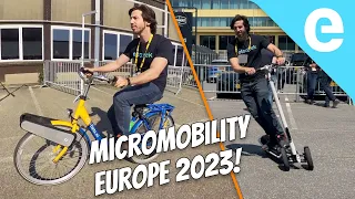 The coolest e-bikes, scooters and more at Micromobility Europe 2023!