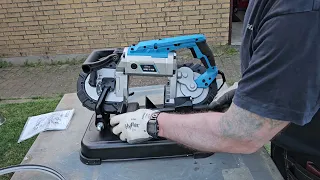 Gude MBS 1100  Metalbandsaw..Unboxing and first cut