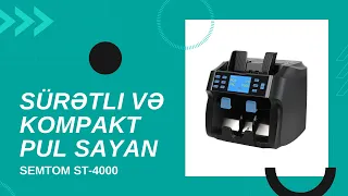 Sürətli və kompakt "Pul sayan Semtom ST 4000"  #pulsayan #moneycounter #semtom #halaltechnologies