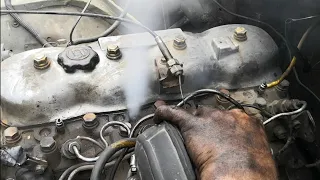 How to Toyota b2 diesel engine start, Toyota b3 engine