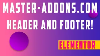 Header and Footer — готовые шаблоны шапки п подвала сайта в Elementor, ЛЕГКО!