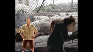 Eren Yeager at the zoo