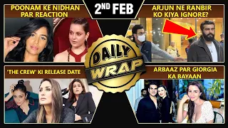 Kangana REACTS On Poonam Pandey Demise, Arjun IGNORES Ranbir? Vijay On Wedding | Top 10 News