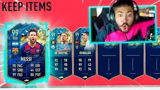 3 x 99 TOTS IN THE SAME PACK!! WTF!! FIFA 20