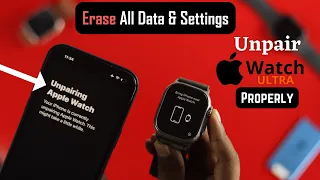 How To Unpair Apple Watch Ultra From iPhone! [Completely]