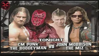 CM Punk & The Boogeyman vs Miz & Morrison / ECW HIGHLIGHTS