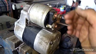 falla típica de un motor de arranque