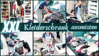 XXL Kleiderschrank ausmisten aufräumen organisieren entrümpeln /Declutter Wardrobe 2022